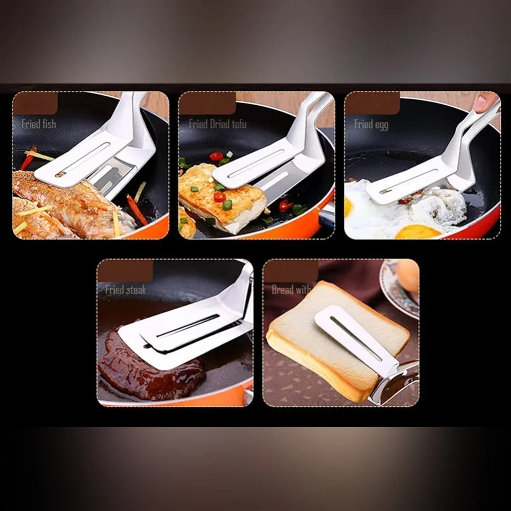 New Double Spatula - Stainless Steel